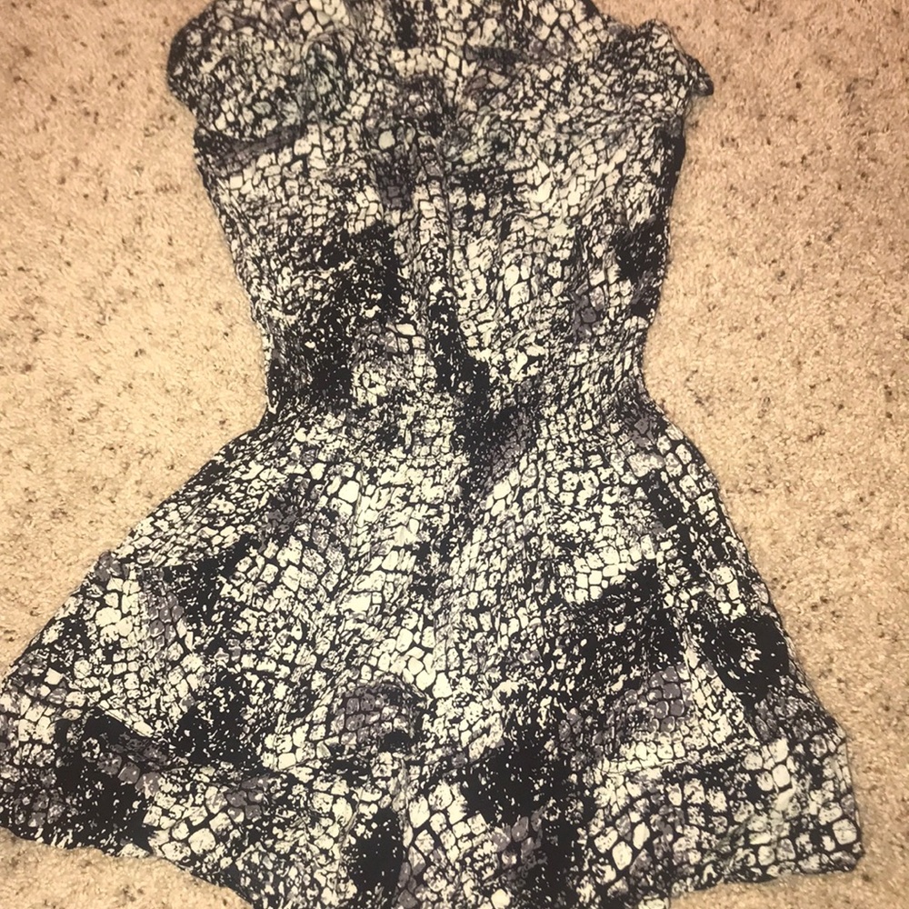 Snake print romper